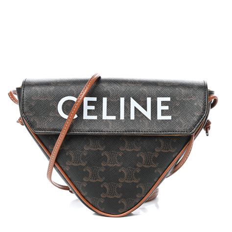 Celine triomphe canvas crossbody bag